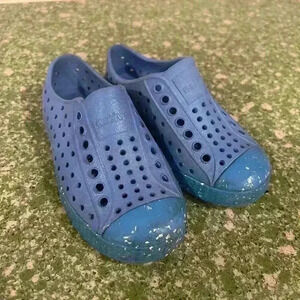 Native Jefferson Slip On Toddler 8 Blue some white flecks sandal beach summer